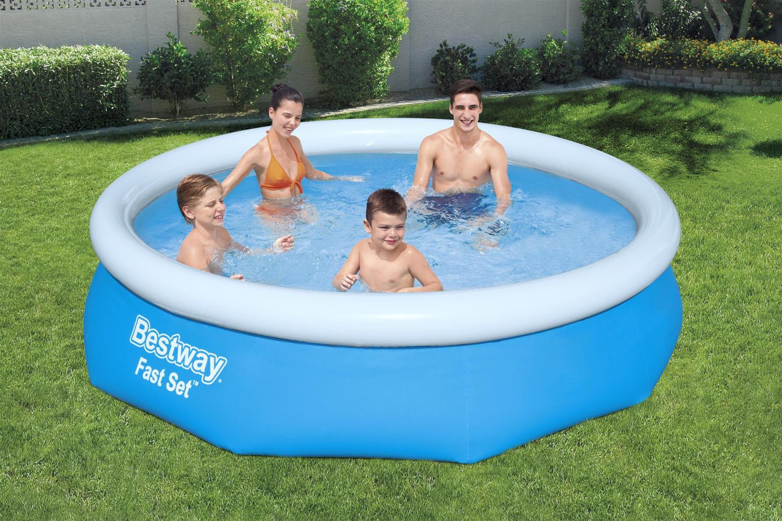 Fast Set™ Round Inflatable Pool Without Pump - 305 x 76 cm