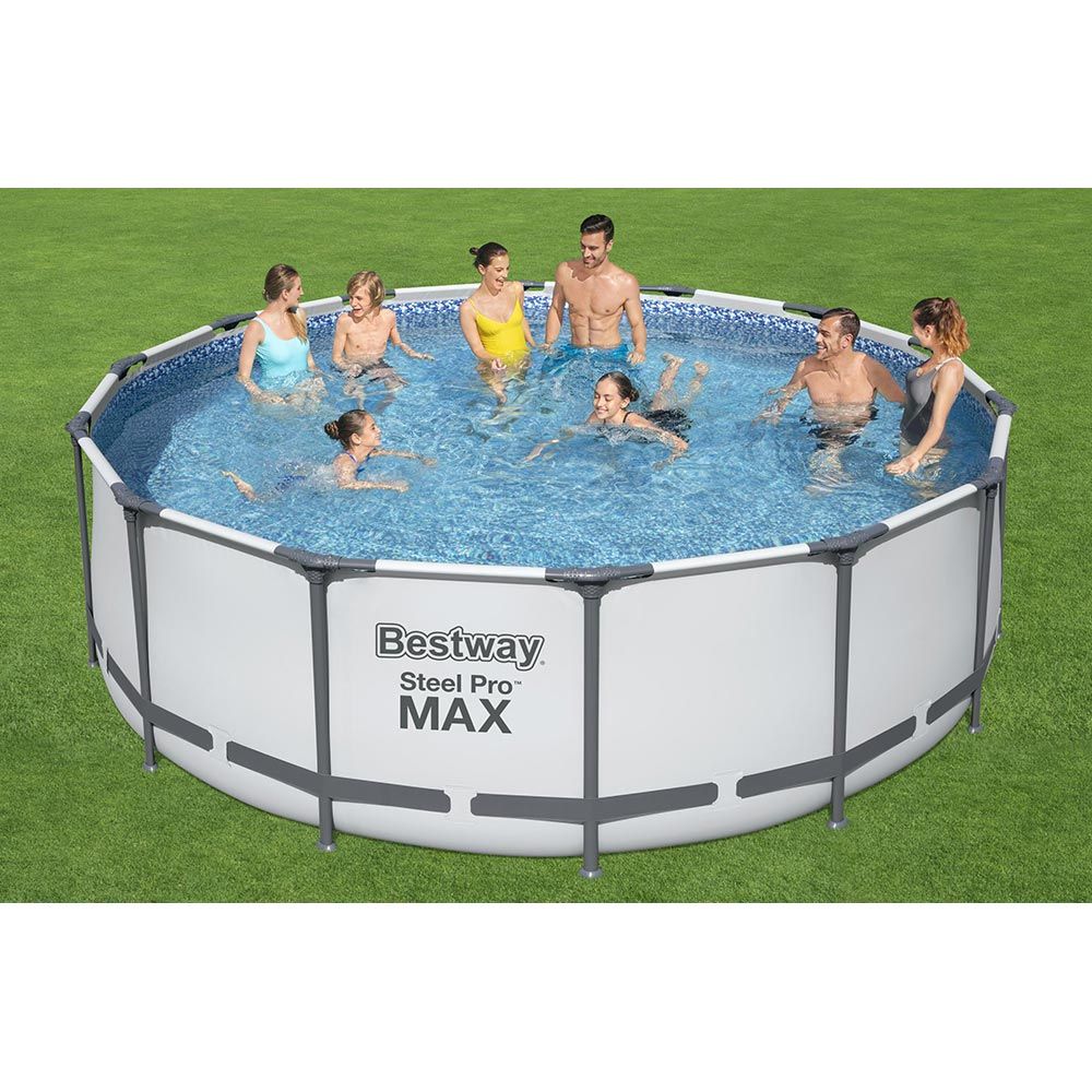 Steel Pro MAX™ Above Ground Pool Complete Set With Filter Pump Ø 427 x 122 CM