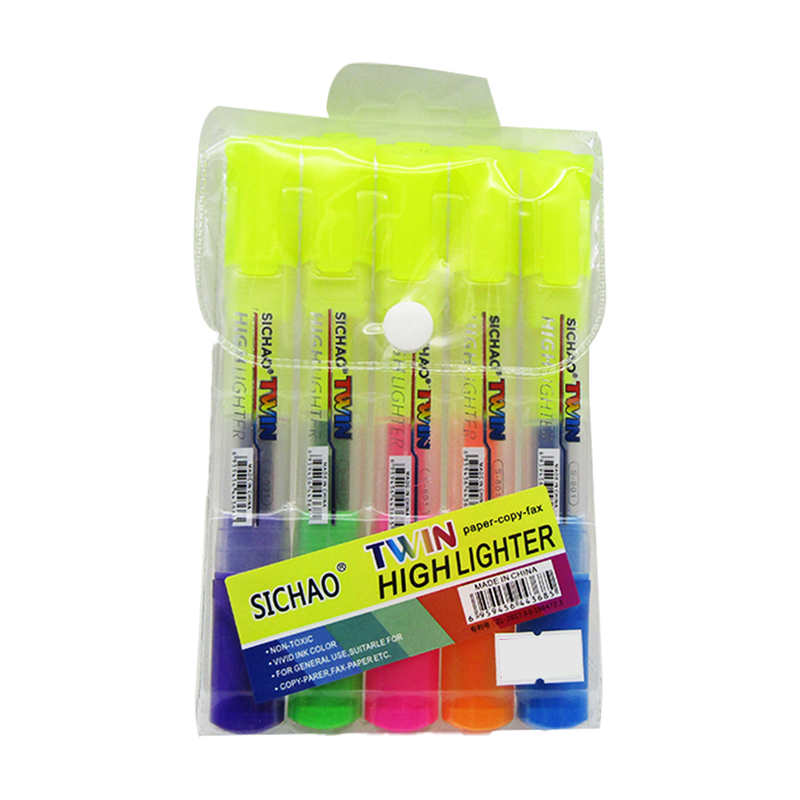 sichao Twin Highlighters - 5 Colors