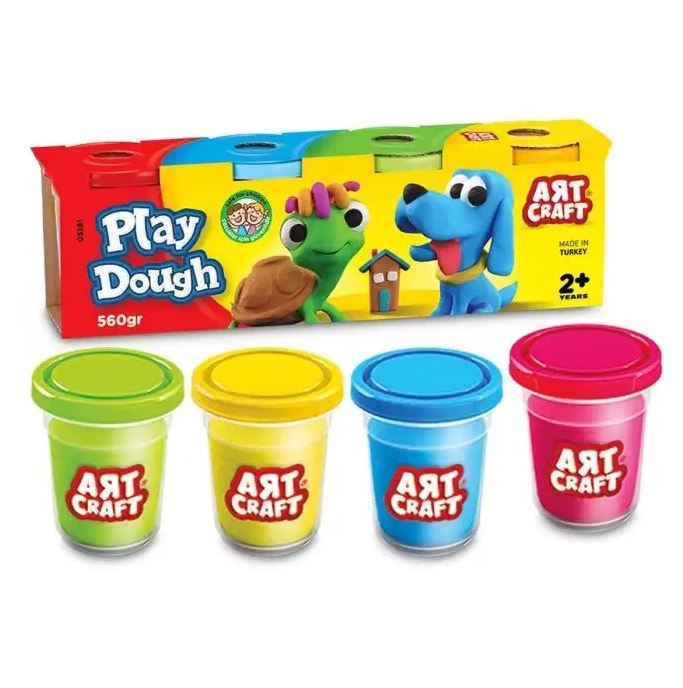 Play Dough 4 Tub Pack - 560 Gram