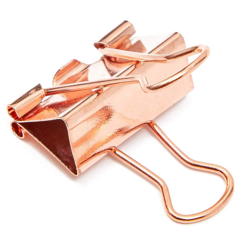 Rose Gold Binder Clip – Small