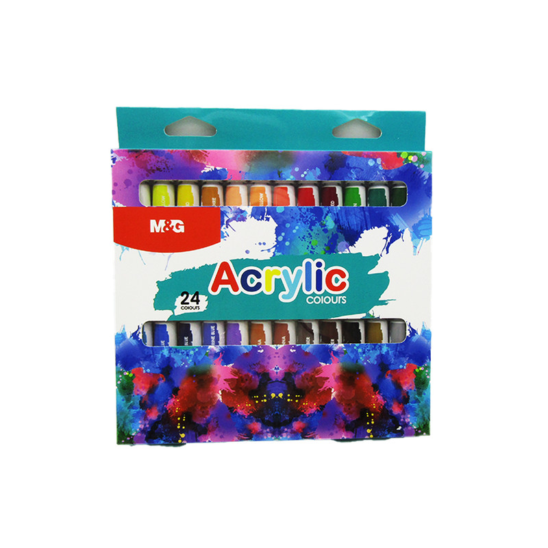 Acryllic paints Color Set - 24 Pcs