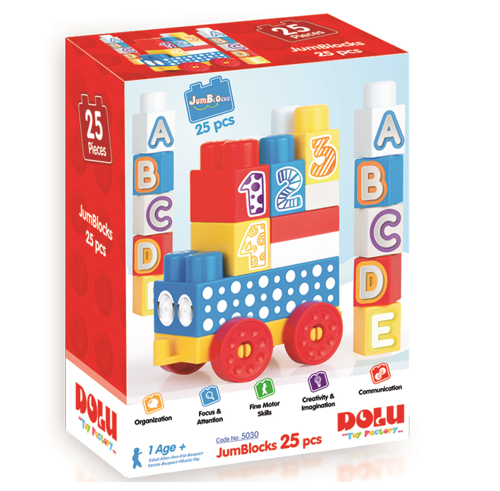 Mega Building Blocks - 25 Pcs