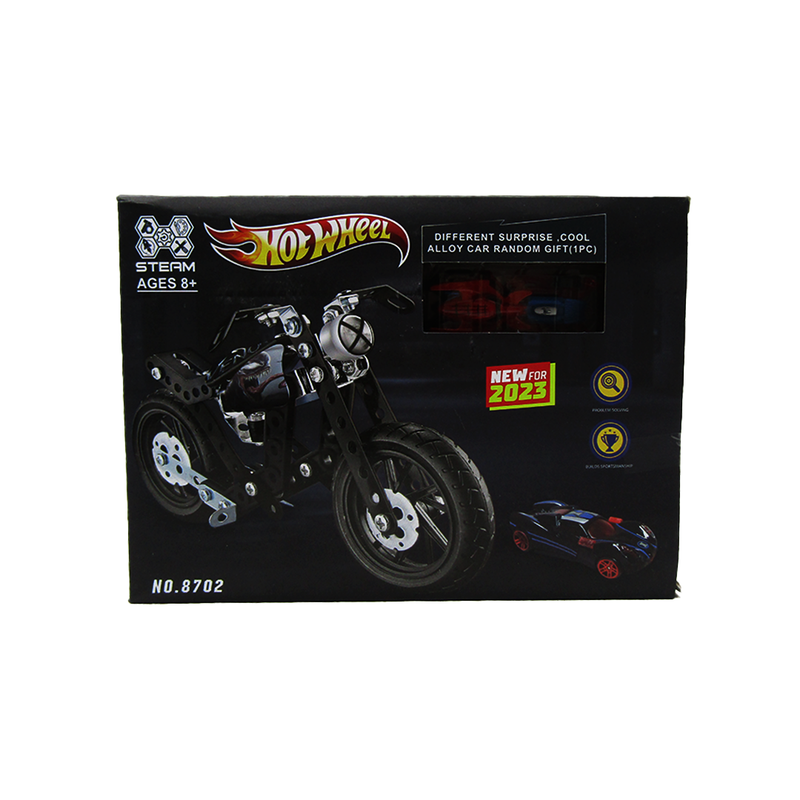 Hot Wheel Metal Building Blocks – Motorcycle