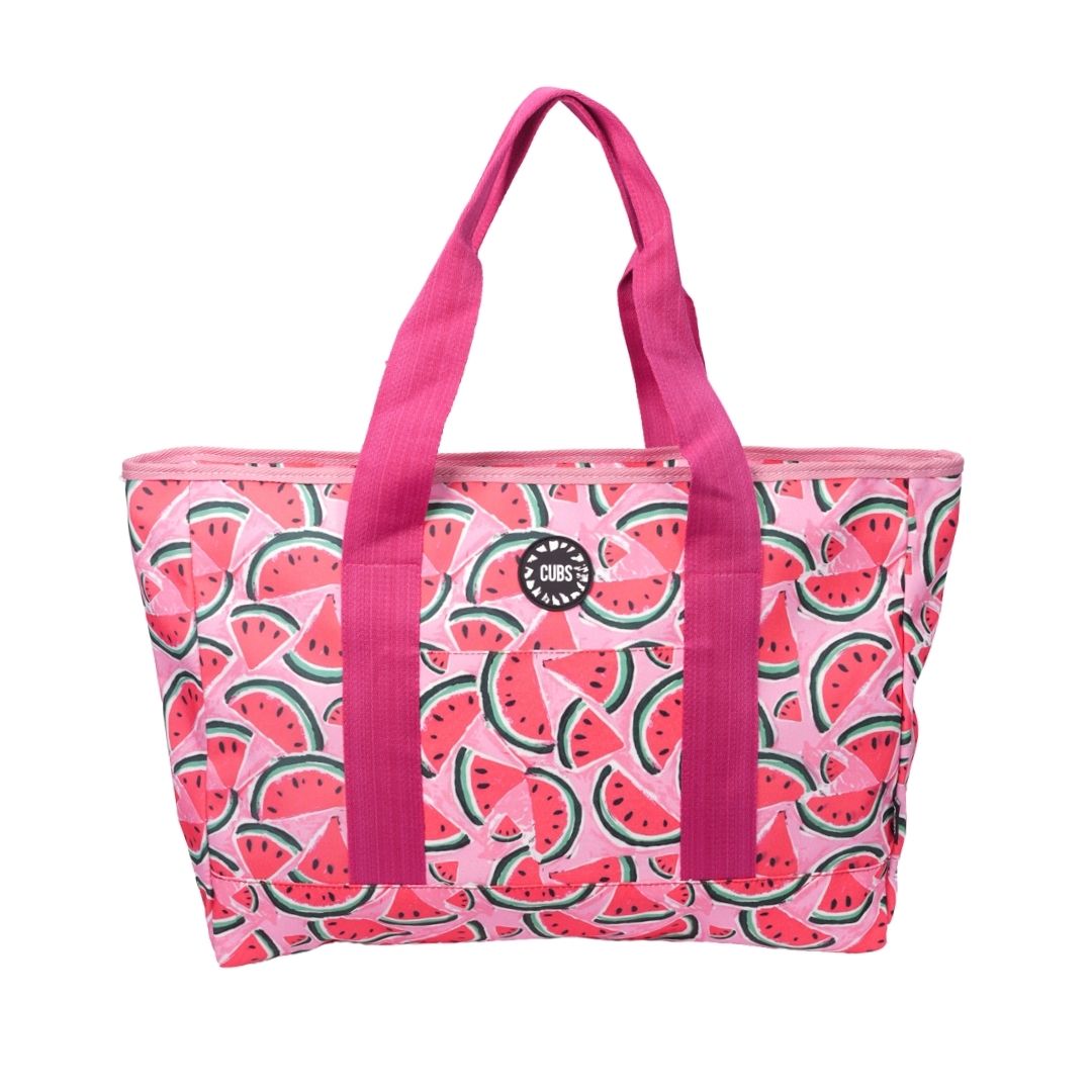 Madly In Love With Pink Watermelons Single Face Tote Bag