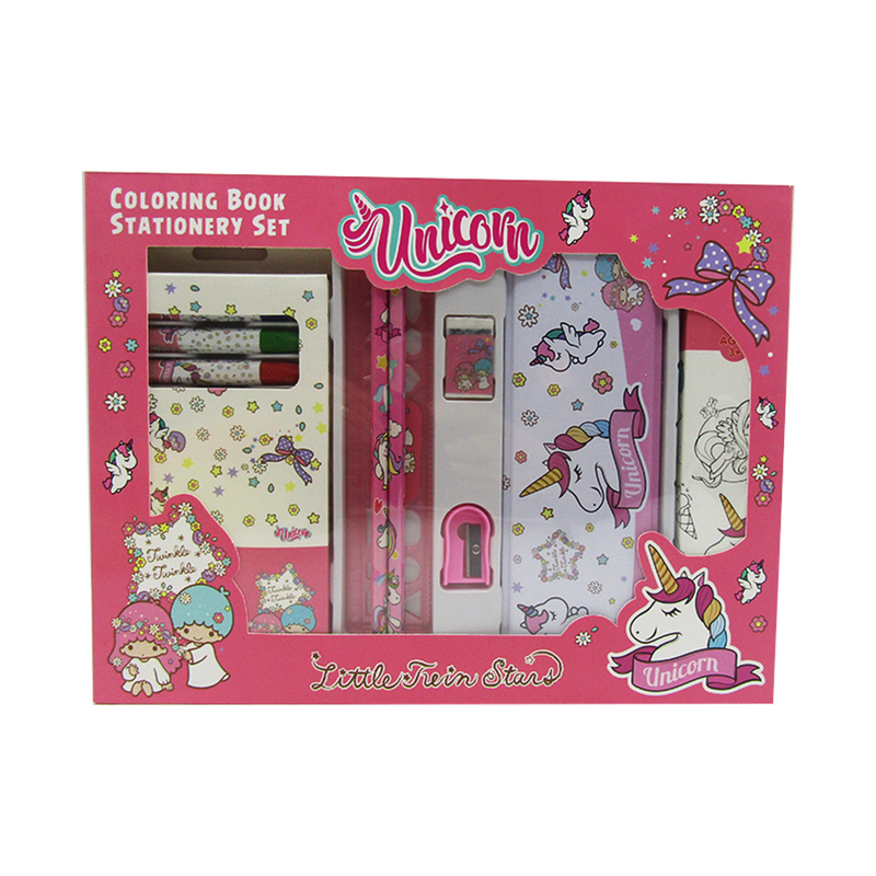 Coloring Book & Stationery Set - Random Pick