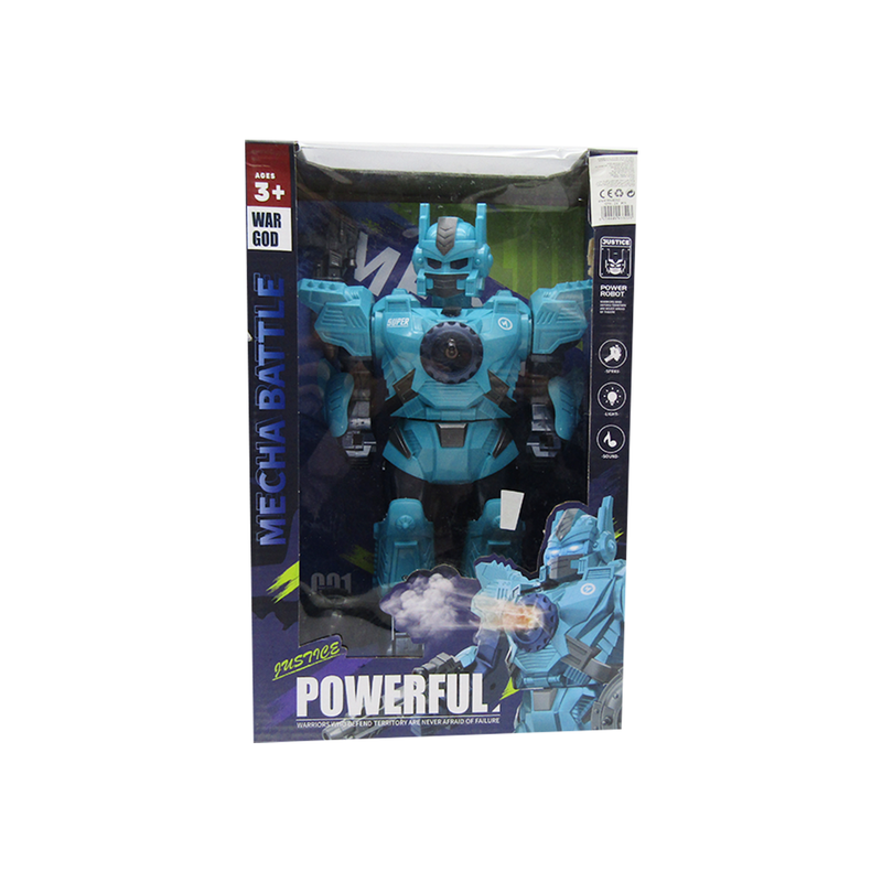 Mecha Battle Smoke Rotate Robot With Sound And Light