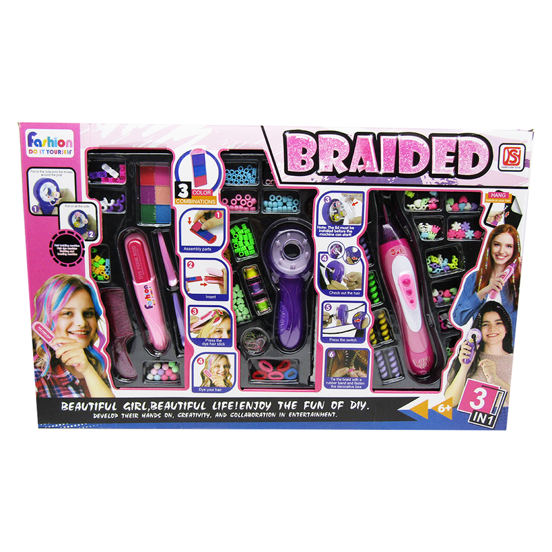 3In1 Braided Beautiful Hair Set