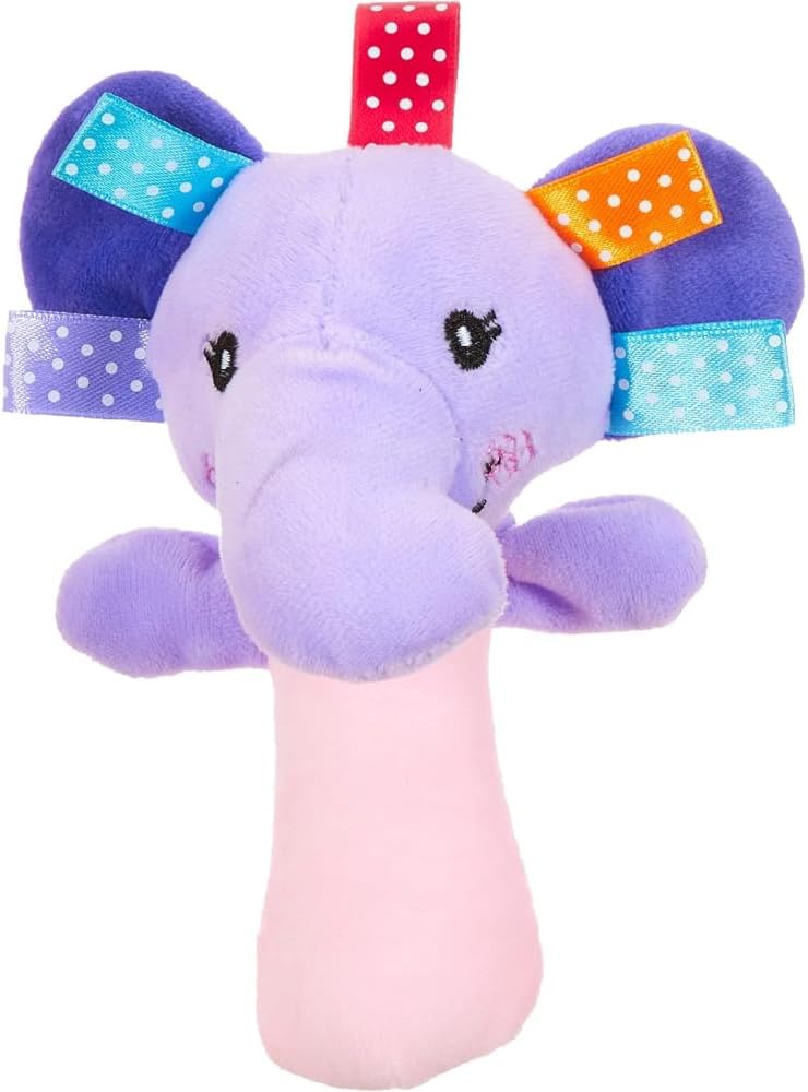 Soft Baby Rattle – Elephant