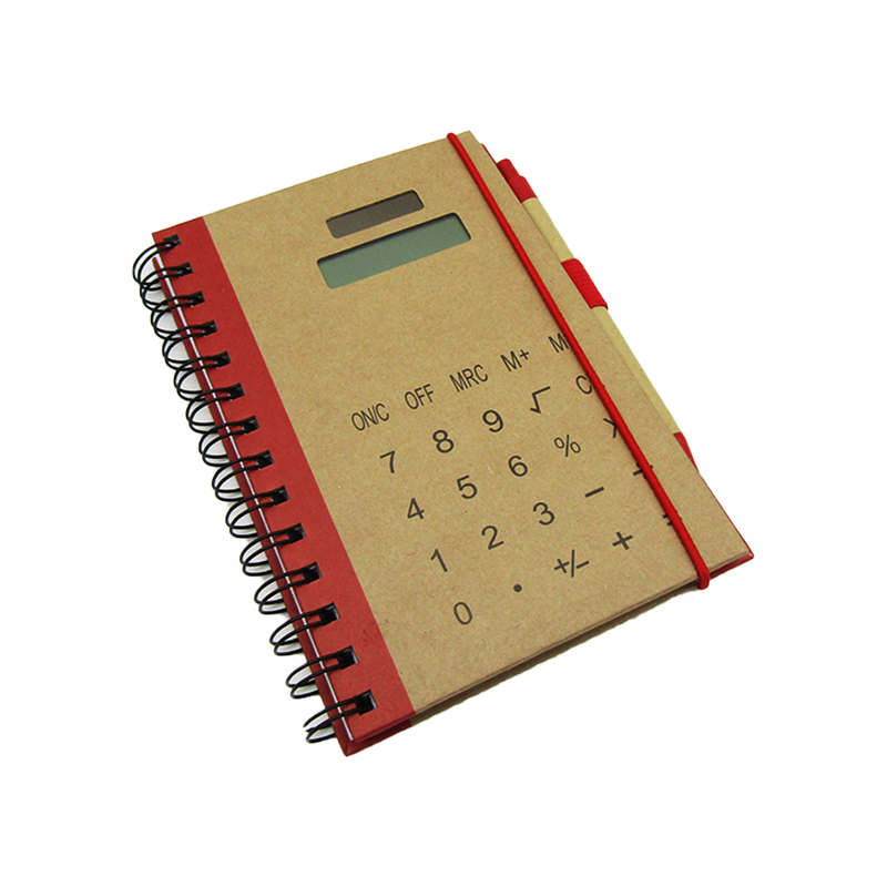 Calculator Spiral Notebook