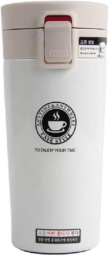 Stainless Steel Thermal Mug 380ML – White