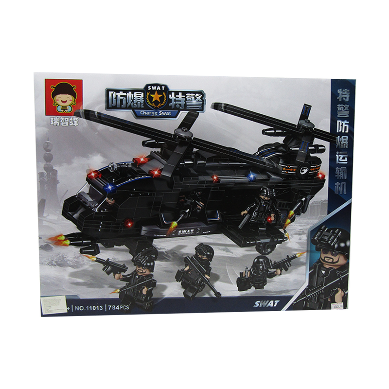 Charge Swat Building Blcks - 784 Pcs